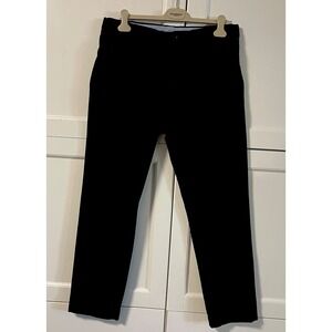 Polo Chino Mens 36x30 Ralph Lauren Black Classic Fit Flat Front Cotton Pants